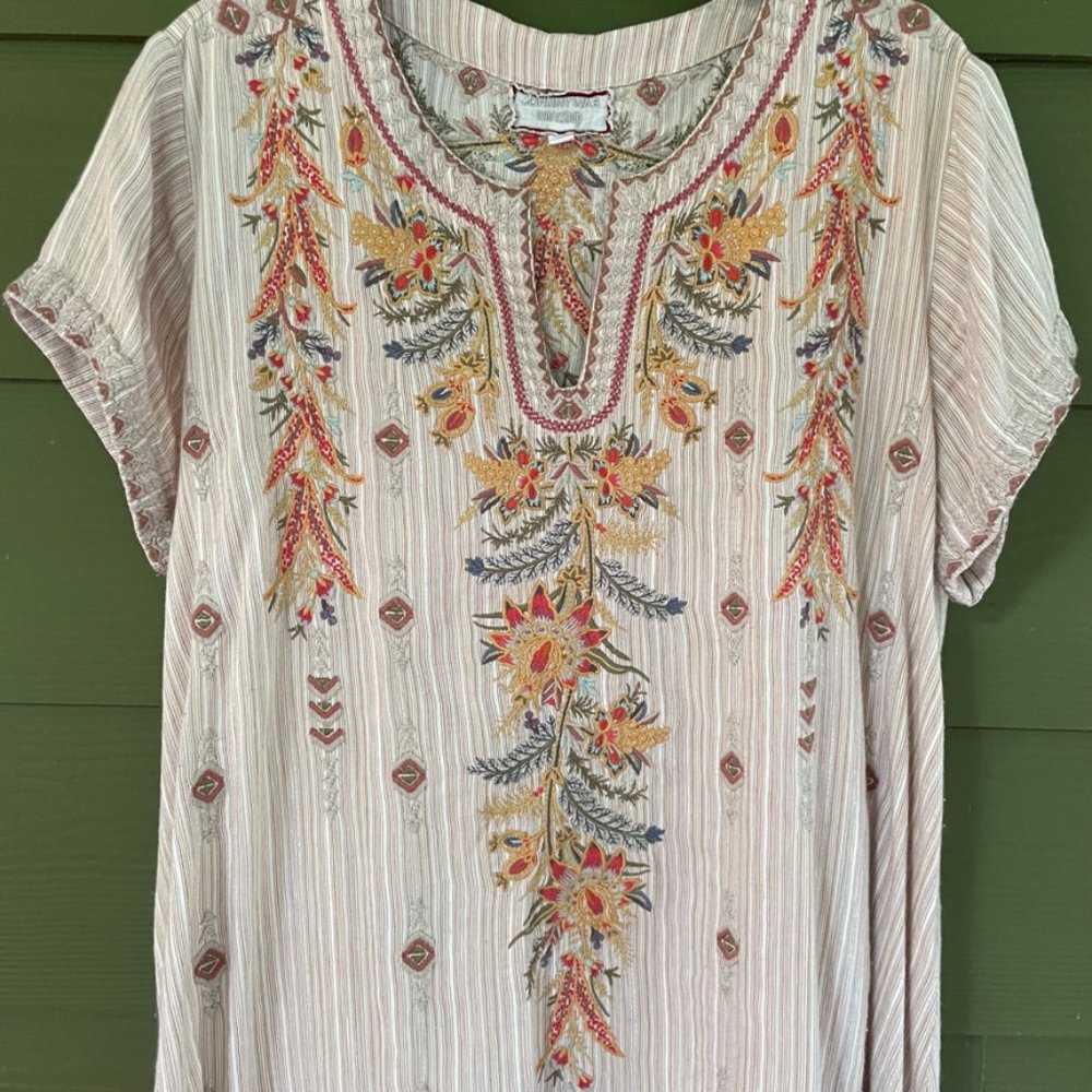 Unique Johnny Was Workshop dress